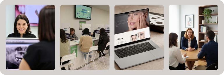 ejemplos de situaciones de marketing dental